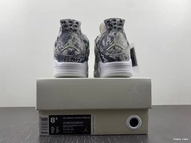 Rep Husky Retro 4 Snakeskin 819139-030 Jordan 0525
